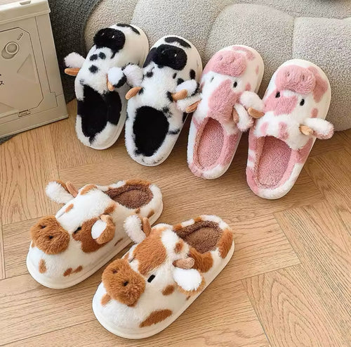 Cow Slippers