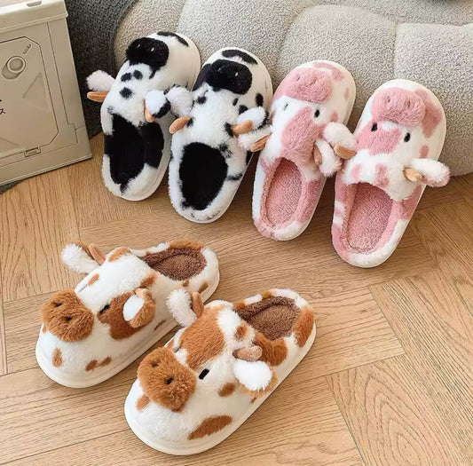 Cow Slippers